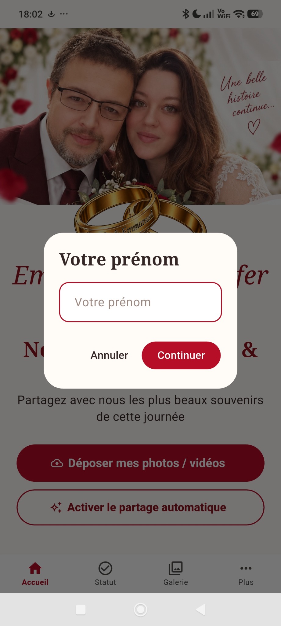 Partage automatique expliqué avant activation