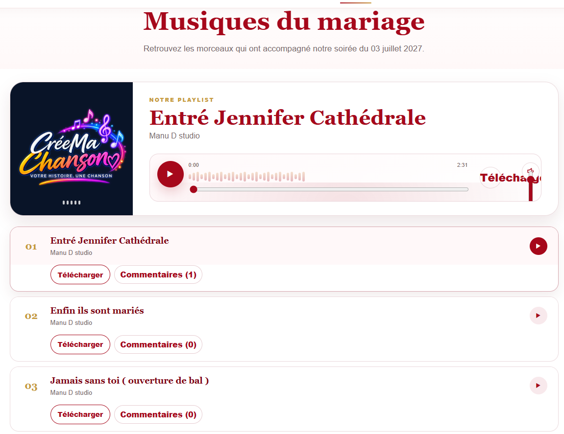 Musiques du mariage